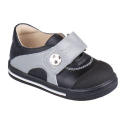 TW-410 (цв.2-черно-серый) Полуботинки (натур.кожа)