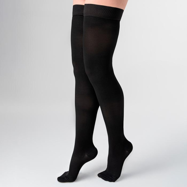 Компрессионные чулки от варикоза с закрытым носком 2 класс черные ТК.331 VivaLife ТК.331.20  VivaLife