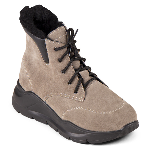 Ботинки женские утепленные на шнурках и молнии DTD-606-1  Doctor&nbsp;Thomas