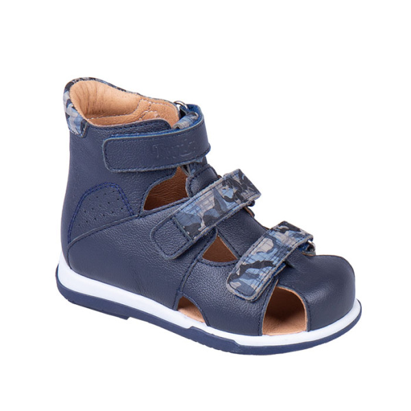 Высокие ортопедические сандалеты с закрытым носком TW-274-17  Twiki