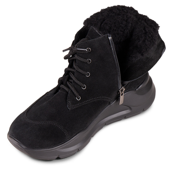 Ботинки женские утепленные на шнурках и молнии DTD-606-3  Doctor&nbsp;Thomas