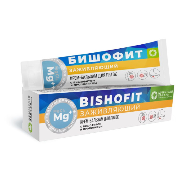 Крем-бальзам заживляющий для пяток с Бишофитом  